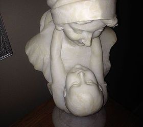 mysterious marble bust, repurposing upcycling