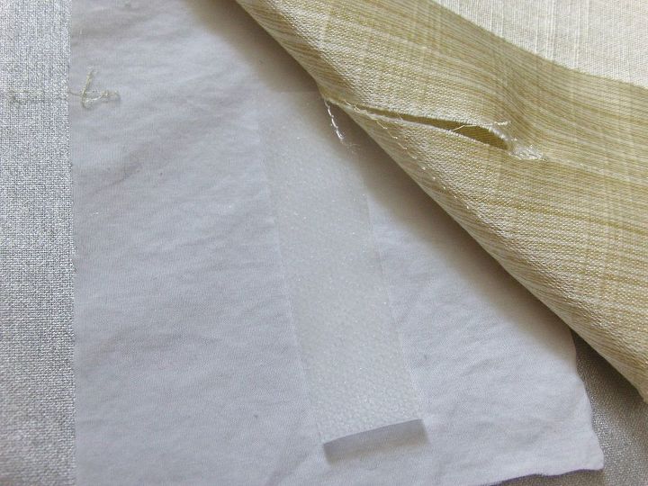 uma maneira rpida de consertar um rasgo em uma cortina