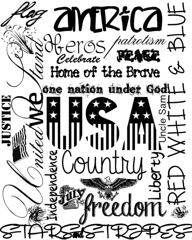 free americana printable, patriotic decor ideas, seasonal holiday d cor, Head over to my site and click on the jpg to download your print
