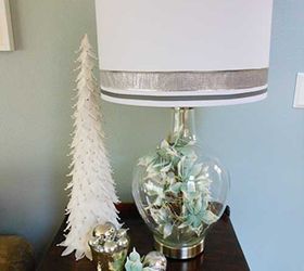 hometalk lamps plus holiday design challenge winter wonderland, lighting, seasonal holiday decor, How to create a Winter Wonderland lamp