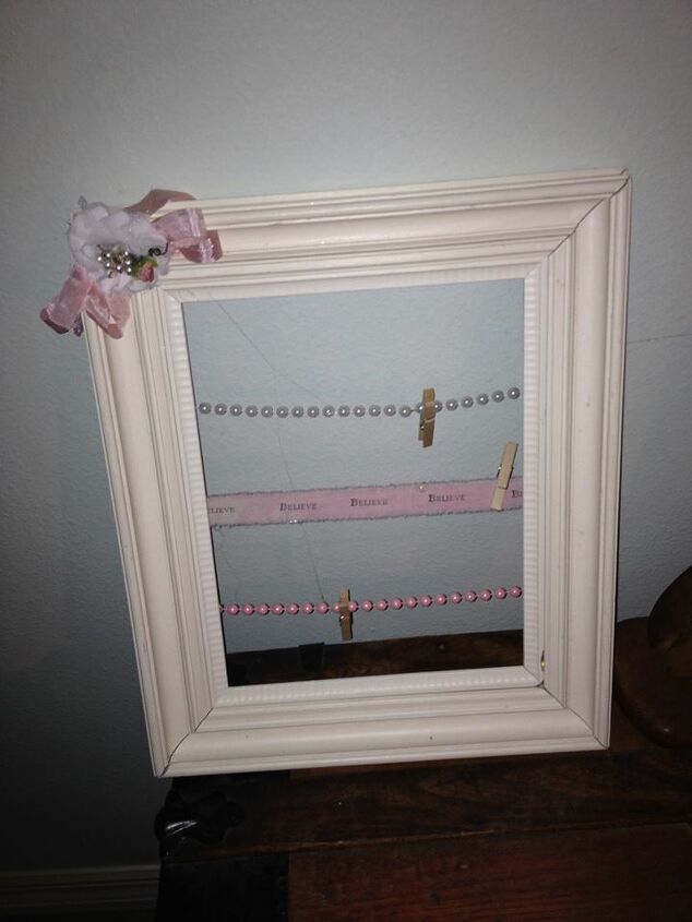 believe white frame for displaying pics reminders business cards, crafts, repurposing upcycling