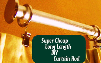 An Inexpensive, DIY Curtain Rod