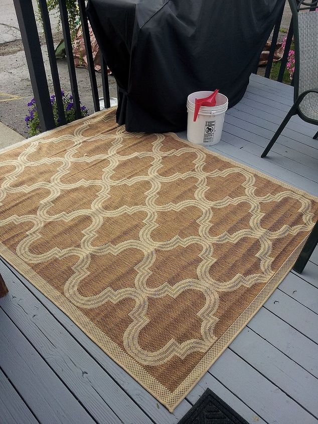 q can you paint an outdoor rug, flooring, outdoor living, painting