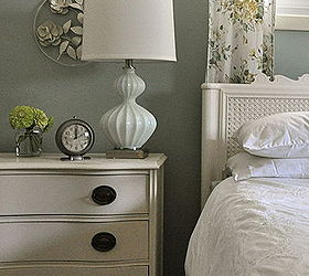 our bedroom makeover, bedroom ideas, doors, home decor, painted nightstand and new lamps