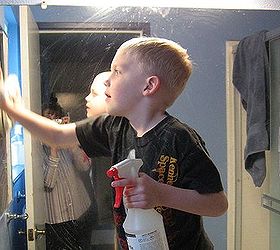 homemade glass cleaner, cleaning tips, He just might get so excited about cleaning that he ll do all the bathroom mirrors