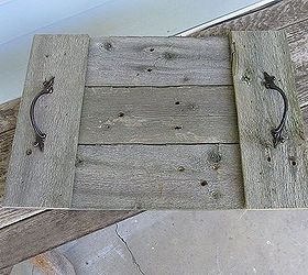 easy reclaimed wood trays, pallet, repurposing upcycling, woodworking projects, This is one version with the cross boards on top
