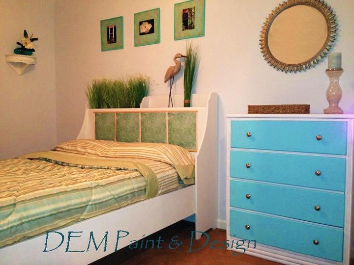 guest bedroom with charleston s c inspiration, bedroom ideas, home decor, painted furniture