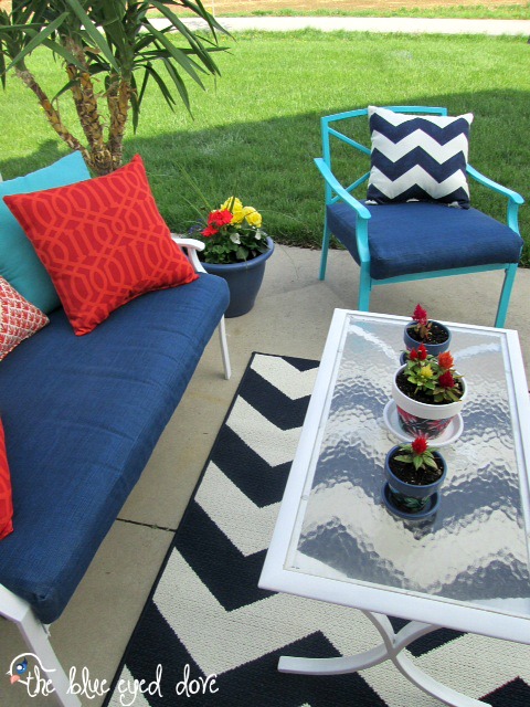 patio furniture update, outdoor furniture, outdoor living, painted furniture, patio