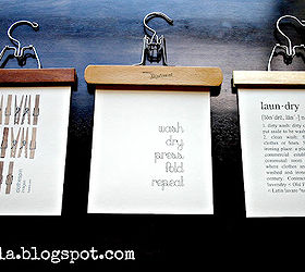 diy laundry room art, crafts, Laundry room art made from repurposed pants hangers and free printables