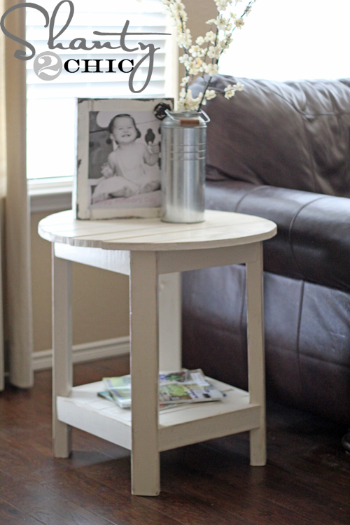 diy round side table, diy, woodworking projects, DIY Round Side Table