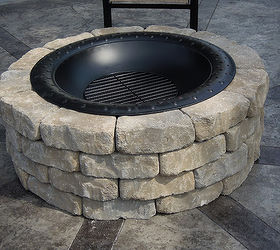 how to build a firepit, outdoor living, patio
