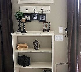 diy pallet bookcase, diy, how to, pallet, repurposing upcycling, storage ideas, We took our old bookcase that we had for years and gave it a cheap update