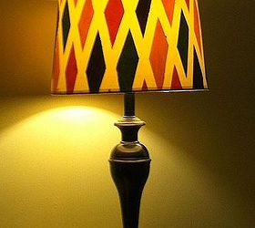 customize plain lampshade, crafts, painting, My custom painted lampshade perfect for bedroom lighting