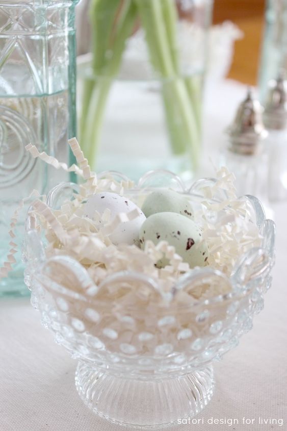 nature inspired easter tablescape, crafts, easter decorations, seasonal holiday decor