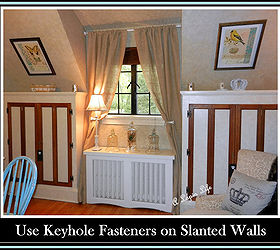 how to decorate slanted walls, home decor, wall decor