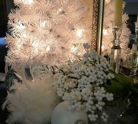 a christmas vignette, christmas decorations, seasonal holiday decor