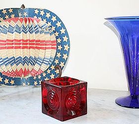 4th of july mantel with a vintage touch, patriotic decor ideas, seasonal holiday d cor, wreaths, The hat belonged to a family member Can you picture a group of guys wearing these while watching a parade