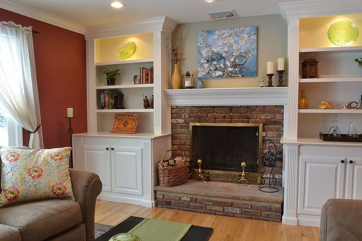 custom built ins for living room space, closet, fireplaces mantels, living room ideas, storage ideas, After