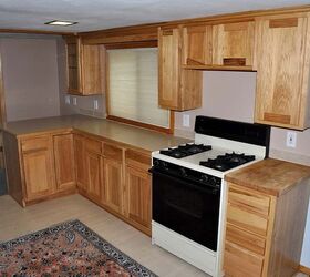 rental repairs, cabinets cleaned up