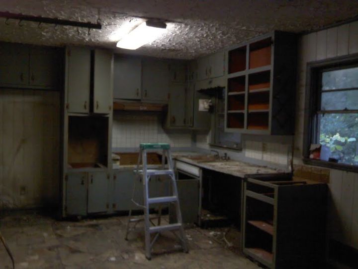 unusable kitchen in client s rental property, Before Kitchen