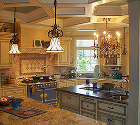 what s the hottest remodeling project please help pick the winner daily5remodel, remodeling, The elaborate coffered ceiling is a highlight of this kitchen remodel by McDowell Remodeling St Charles Ill See more project pix here