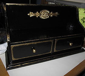 plain box turned into a treasure box, painting, complete I gave it an old distressed look