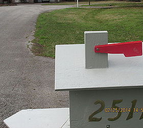 mailbox project made by husband, curb appeal, diy