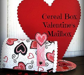 valentine s mailbox, crafts, valentines day ideas, cover with scrapbook paper for a cute mailbox