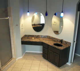 master bathroom remodel, bathroom ideas, diy, home decor, home improvement, The hubs side before