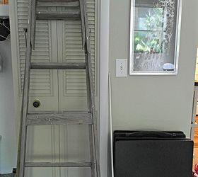 two upcycled projects from one old ladder