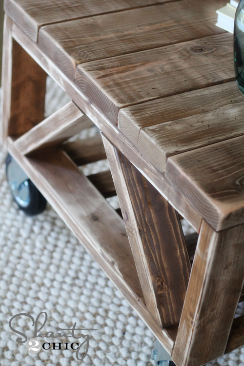 diy truss coffee table, diy, painted furniture, woodworking projects, DIY Wood Coffee Table