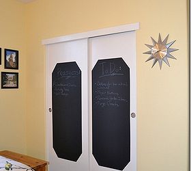 chalkboard closet doors use to organize your schedule, chalkboard paint, closet, organizing, painting, Use Your Chalkboard Closet Doors to Plan Your Schedules To Do Lists and Keep Your On Track