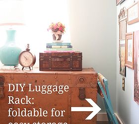 Getting Guest Ready With a DIY Luggage Rack. | Hometalk