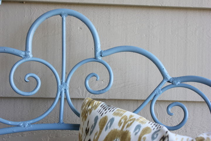 front porch bench makeover, outdoor furniture, painted furniture, porches