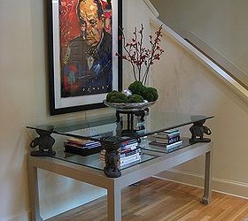 home staging secrets 101 if you re going to paint the walls white you need, home decor, real estate, Powerful Art in the Entry to a Home