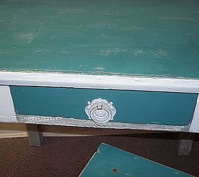 vintage wood student desk gone to chalk paint, chalk paint, painted furniture