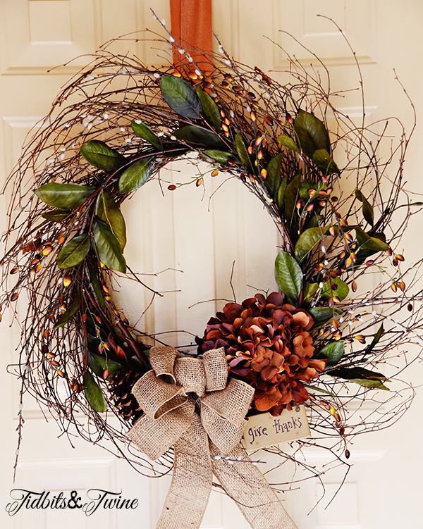 my inexpensive diy fall wreath and how to make a fancy bow, crafts, seasonal holiday decor, wreaths, My inexpensive diy fall wreath Use the same base wreath for all seasons