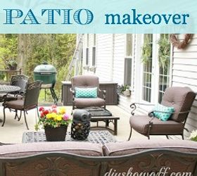 time to spruce up the patio before after, outdoor living, patio, Patio season small updates to spruce up the space
