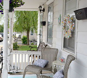 paint the door, curb appeal, doors, painting, porches, And after a few more DIY touches