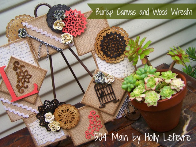 burlap canvas and wood wreath, crafts, decoupage, wreaths, The completed project is so versatile and really makes a decor statement I have a lot more detail and pricing information on the blog post