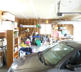 garage makeover from trash to treasure, cleaning tips, garages, This is our garage before we did the make over