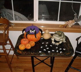 halloween hauntings, halloween decorations, seasonal holiday d cor, The toad is welcoming you to his abode