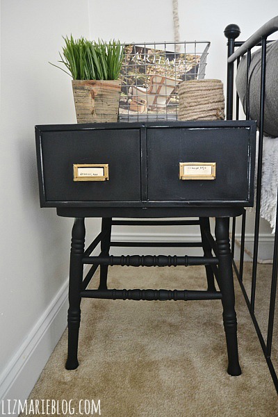 diy card catalog side tables, painted furniture, repurposing upcycling