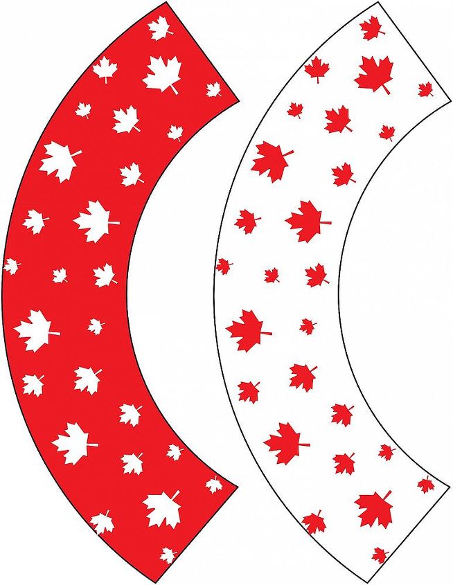 canada day printable, crafts, Canada Day cupcake wrapper Go to to download the file