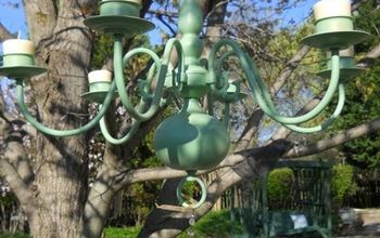 Make an Outdoor Chandelier for you next BBQ
