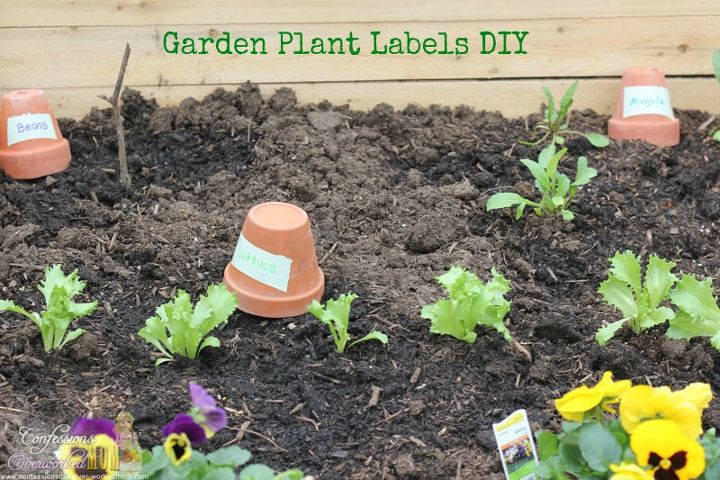 diy garden plant labels, gardening