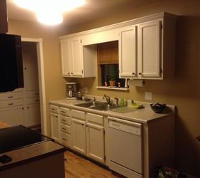 kitchen remodel, home improvement, kitchen design, Added crow molding to cabinets