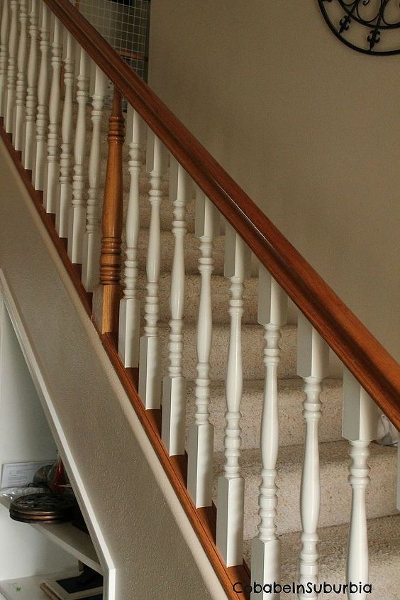stair makeover, painting, stairs