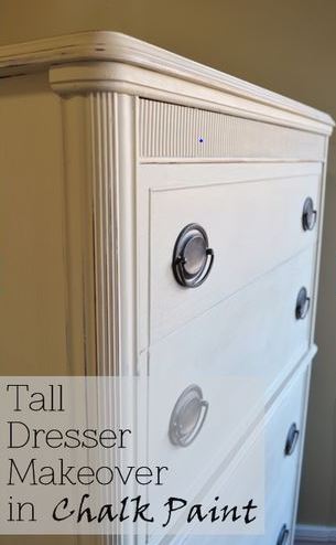 Tall Dresser Makeover In Chalk Paint Hometalk