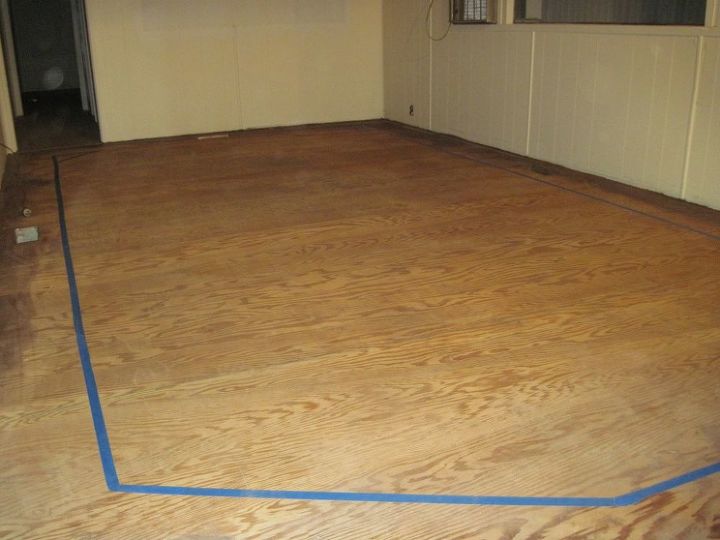 Painted Floor A 1964 Single Wide Mobile Home Make Over Hometalk